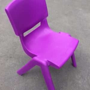 Dark Purple Child Chairs. Stackable and fit perfect with our Kids height adjustable Tables