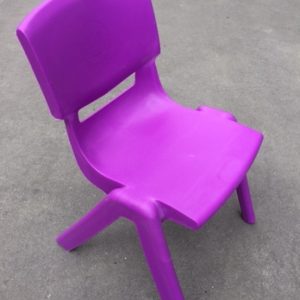 Purple Child Chairs. Stackable and fit perfect with our Kids height adjustable Tables