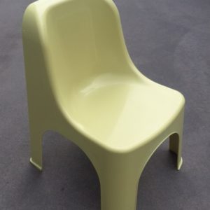 Retro Green Child Chairs. Stackable and fit perfect with our Kids height adjustable Tables