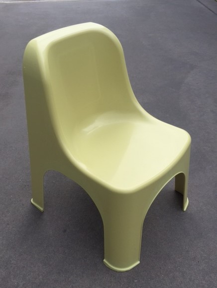 Retro Green Child Chairs. Stackable and fit perfect with our Kids height adjustable Tables