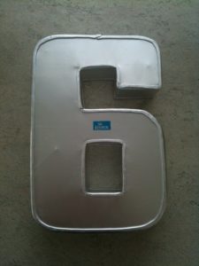 Number 6 Cake Tin