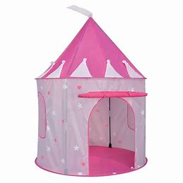 Pop up Princess Tent. Great for putting the Presents in.