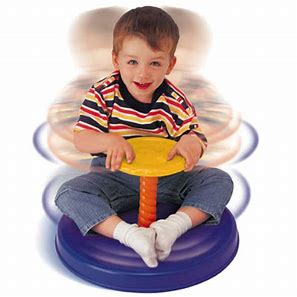 Sit and Spin by Playskool for fun and laughter as the children spin themselves around.