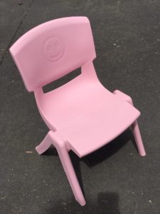 Pastel Pink Child Chairs