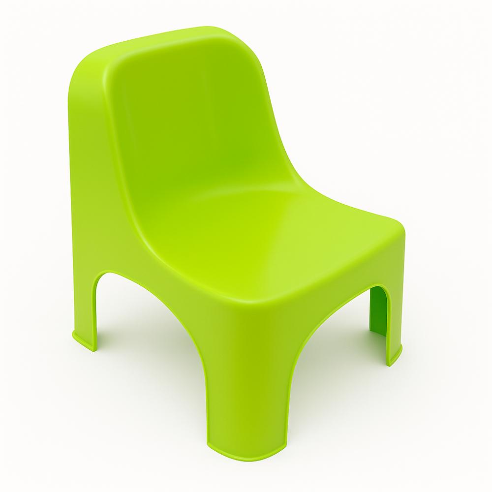 Retro Green Child Chairs