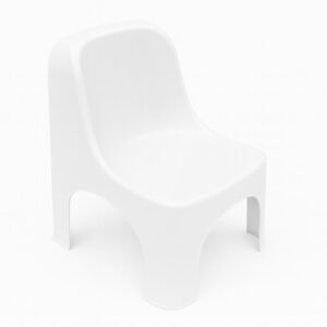 Retro White Child Chairs