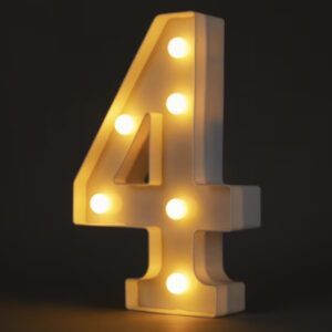 Number 4 Light