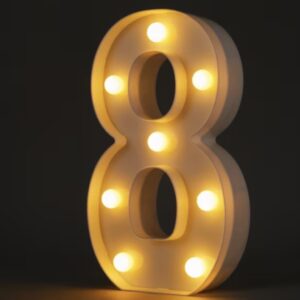 Number 8 Light