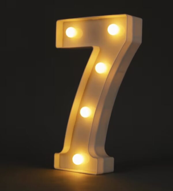 Number 7 Light